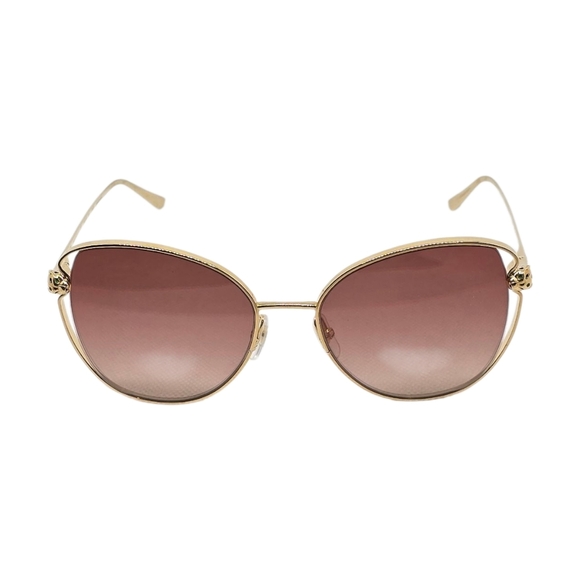Chic CARTIER Gold Sunglasses with pinkish Gradient Lenses 100% AUTHENTIC !!! main image 5